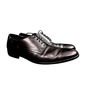 Men's Hugo Boss Brown Leather Derby Work Career Lace Up Round Toe Shoes 8.5